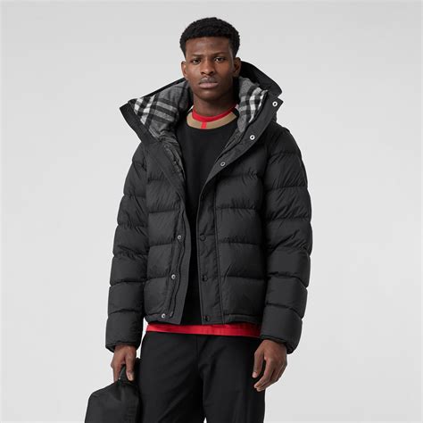 burberry puffer coat mens|puffer jacket with detachable sleeves.